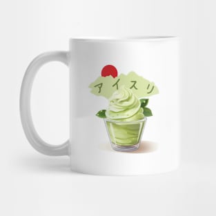 Matcha ice cream | Japanese cuisine | Traditional Food Mug